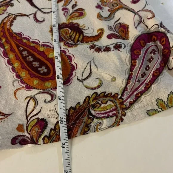 J. Jill Paisley Print Long Sleeve Top - Picture 7 of 9